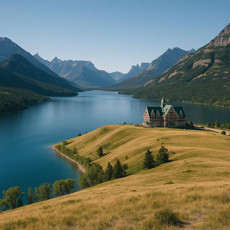 Waterton Lakes National Park of Canada