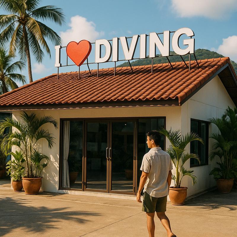 I Love diving
