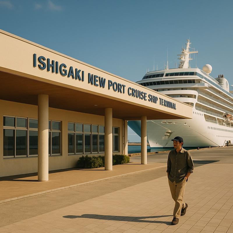 Ishigaki new port Cruise ship Terminal