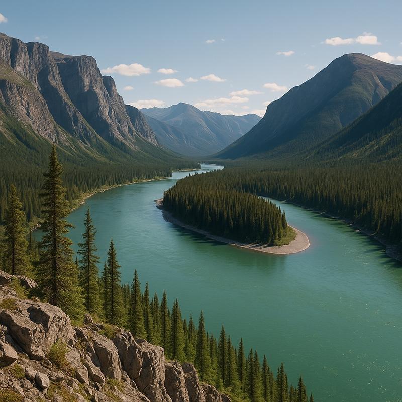 Nahanni National Park Reserve of Canada
