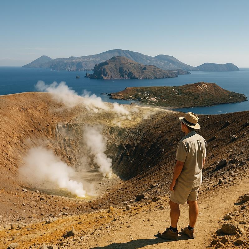 Vulcano cratere summit