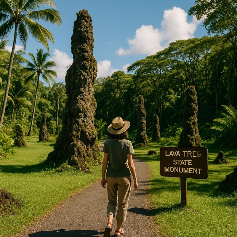 Lava Tree State Monument