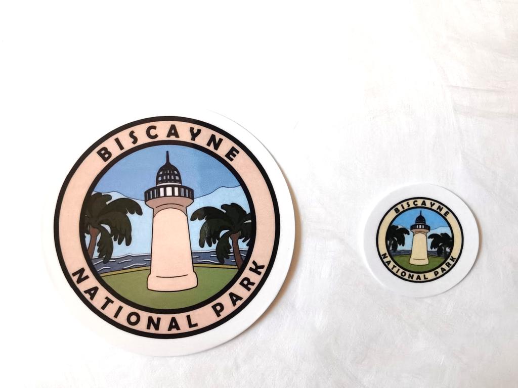 Biscayne National Park Sticker Set - 52mm and 24mm