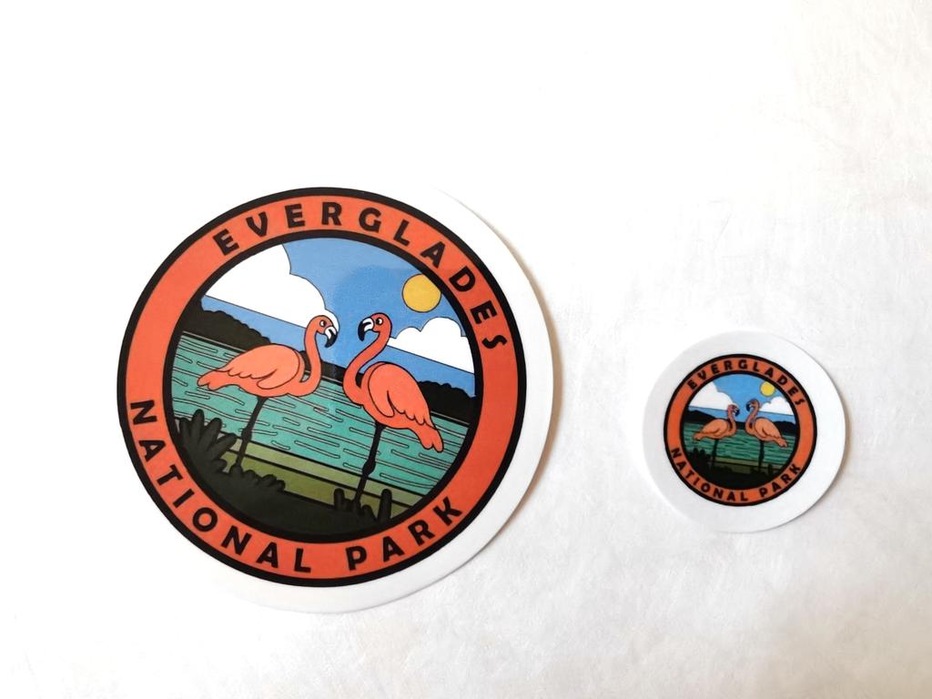 Everglades National Park Sticker Set - 52mm and 24mm