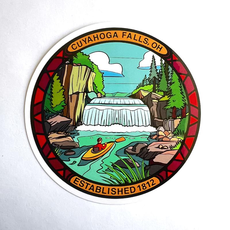 Cuyahoga Falls themed park scene