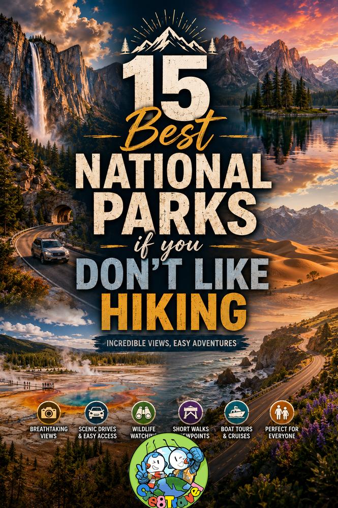 10 Best National Parks If You Don't Like Hiking