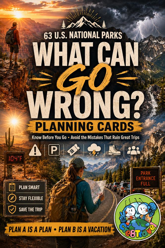 “What Can Go Wrong?” Planning Cards for All 63 U.S. National Parks
