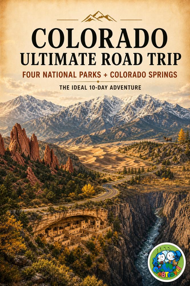 The Ultimate Colorado National Park Road Trip: 4 Parks + Pikes Peak, Garden of the Gods & Manitou Incline