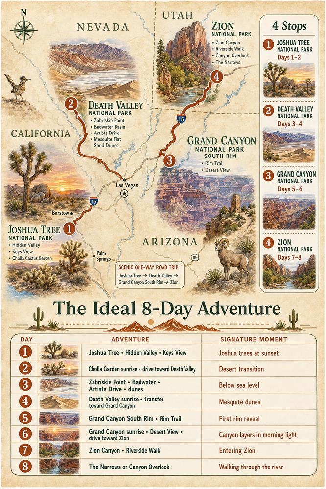Southwest Desert Grand Tour detail