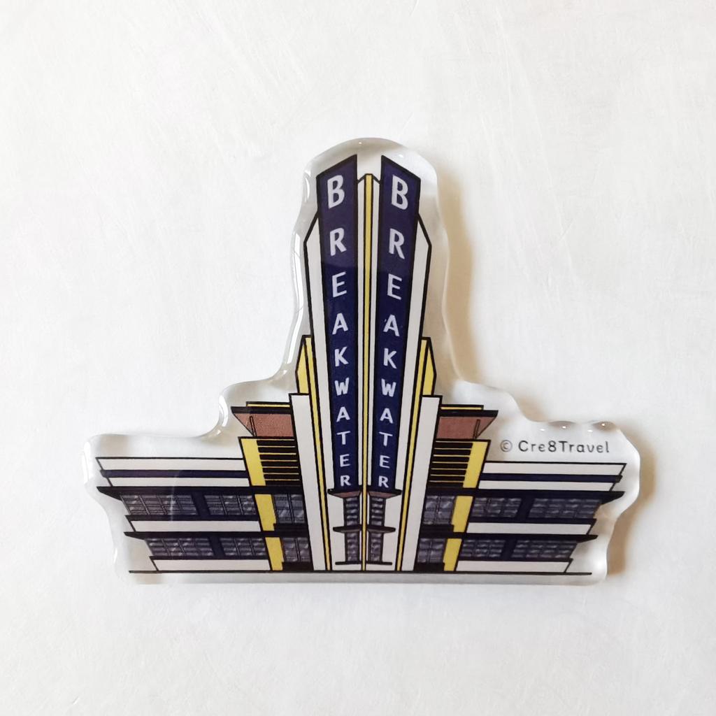 Miami Art Deco Magnet--Breakwater