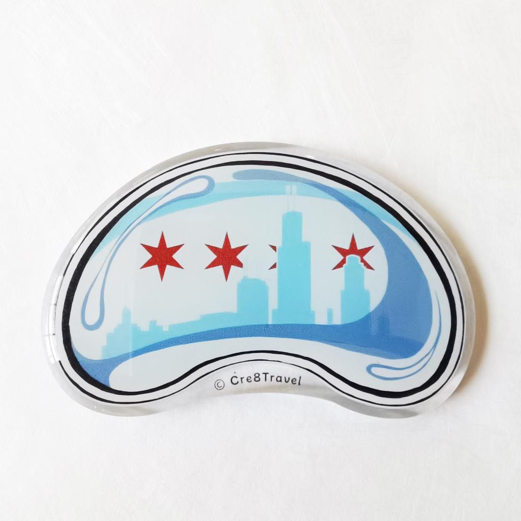 Chicago Cloud Gate (The Bean) Magnet