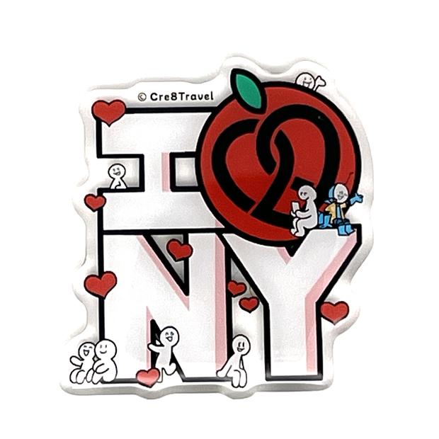 "I Love New York" Acrylic Magnet
